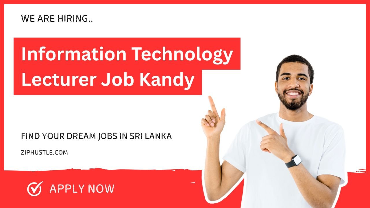 Information Technology Lecturer Job Kandy